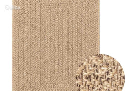 vidaXL Kilimas ZIZUR, 200x290cm, džiuto imitacija, vidaus ir lauko