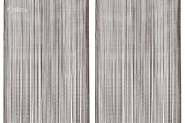 vidaXL Virvelinės užuolaidos, 2vnt., 100x250cm, rudos spalvos