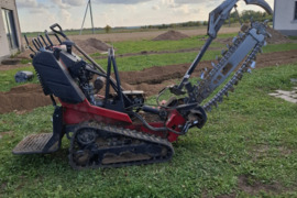 Siauru tranšėju kasimas,drenažas