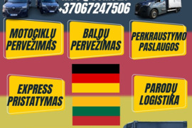 Krovinių pervežimas Lietuva – Vokietija – Lietuva 