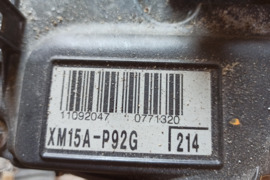 Toyota Yaris hybrid variklio detalės