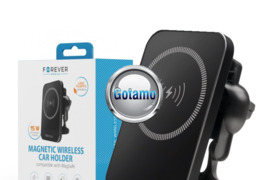 Prie grotelių tvirtinamas MagSafe laikiklis telefonui Forever su 15W įkrova