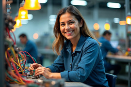 Darbuotojas(-a) prie surinkimo