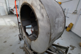 100 e. naudotas pramoninis ventiliatorius. Veikia. Variklys 7.5kw