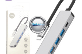 Type-C šakotuvas USB 3.0 3 lizdai ir HDMI 1 lizdas Setty (USB HUB)