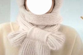 Kepurė kartu su šalikėliu