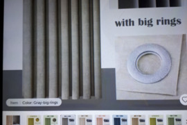 Parduodamos naujos dušo užuolaidos pilkos spalvos