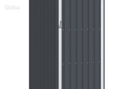vidaXL Sodo pašiūrė, antracito, 87x98x159cm, galvanizuotas plienas