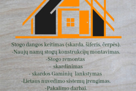 Visi stogo ir skardinimo darbai