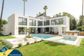 Renovuota vila su privačiu baseinu, Malaga provincijoje, Marbella mieste, Nueva Andalucia rajone. 5 