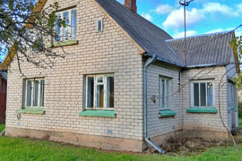 Parduodamas rąstinis apmūrintas namas Daugėlaičių k., Radviliško r.