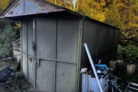 Parduodu metalinį garažą / sandėliuką