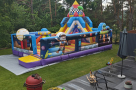 Parduodamas profesionalus pripučiamas batutas