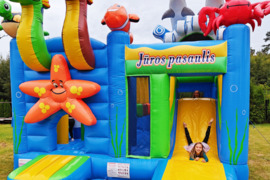 Parduodamas profesionalus pripučiamas batutas