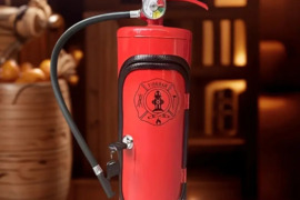 Gesintuvo formos mini baro butelių laikiklis