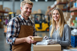 Lengvų siuntų rūšiuotojas(-a) Amazon sandėlyje