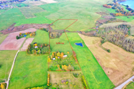 PARDUODAMA RĄSTINĖ SODYBA SU 4,90HA SKLYPU PRIE ANYKŠTOS UPĖS BURBIŠKIO K., ANYKŠČIŲ RAJ.