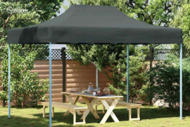 vidaXL Sulankstoma proginė palapinė, antracito spalvos, 3x4m, plienas