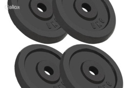 vidaXL Svoriai, 4vnt., 4x5kg, ketus