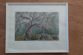 Paveikslas- akvarelė. Alicija Zimnickaitė, 1995