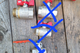 Parduodamas rutulinis ventilis  DN25.