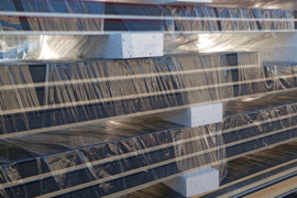 Sandwich plokštės su poliuretano užpildu