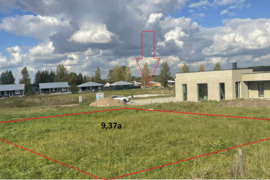PARDUODAMAS 9,3 a namų valdos sklypas Pailių k., Šiaulių r., Baltų g. 9