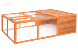 vidaXL Sodo narvas gyvūnams, 150x100x50cm, eglės medienos masyvas