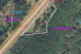 1 Ha žemės ūkio paskirties sklypas prie Šiauliai - Kryžkalnis kelio