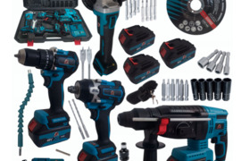 Įrankių rinkinys 4in1 makita analogai 18v 3x6ah