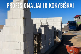 Mūro darbai – profesionaliai ir kokybiškai.