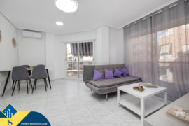 Apartamentas su terasa, Alicante provincijoje, Torrevieja mieste, Playa de los Locos rajone. 3 kamba
