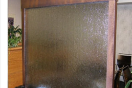 Vandens siena krioklys tropinis interjeras