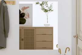 vidaXL Sieninis veidrodis, 50x60cm, stiklas, stačiakampis