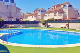 Duplex apartamentas su bendru baseinu, Alicante provincijoje, Torrevieja mieste, Torreta rajone. 3 k
