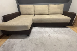 Minkštas Magrės kampas su miegojimo dalimi