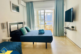 Renovuota studija su terasa, Alicante provincijoje, Torrevieja mieste, Playa de los Locos rajone. 1 