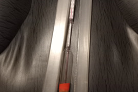 Areometras su termometru