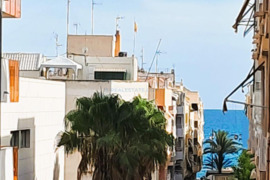 Apartamentas su terasa, Alicante provincijoje, Torrevieja mieste, Playa del Cura rajone. 5 kambariai