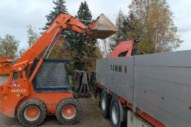 Parduodamas mini krautuvas