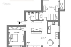 3 kamb. butas Vilnius, Antakalnis, Tverečiaus g.