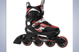 Reguliuojamo dydžio riedučiai FILA J ONE black/red 010619147