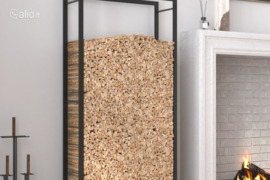 vidaXL Malkų stovas, matinės juodos spalvos, 80x28x154 cm, plienas