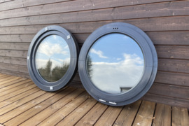 Plastikiniai apvalūs langai