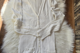 Tally weijl baltas megztinis/ kardiganas