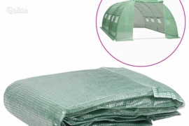 vidaXL Pakaitinis šiltnamio apdangalas (16m²), žalias, 400x400x200cm