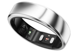 Naujas RingConn Gen 2 sidabrinės spalvos 11 dydžio išmanusis žiedas