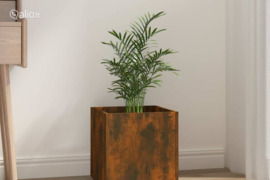 vidaXL Lovelis, dūminio ąžuolo spalvos, 40x40x40cm, apdirbta mediena