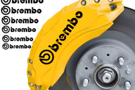 Brembo lipdukai, suportų lipdukai, stabdžių suportų lipdukai, automobilių tuning lipdukai - AESTYLE.