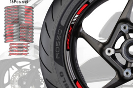 HONDA PCX motoroilerio ratlankių juostų lipdukai – 16 vnt, pasirinktinė spalva | AEStyle.lt